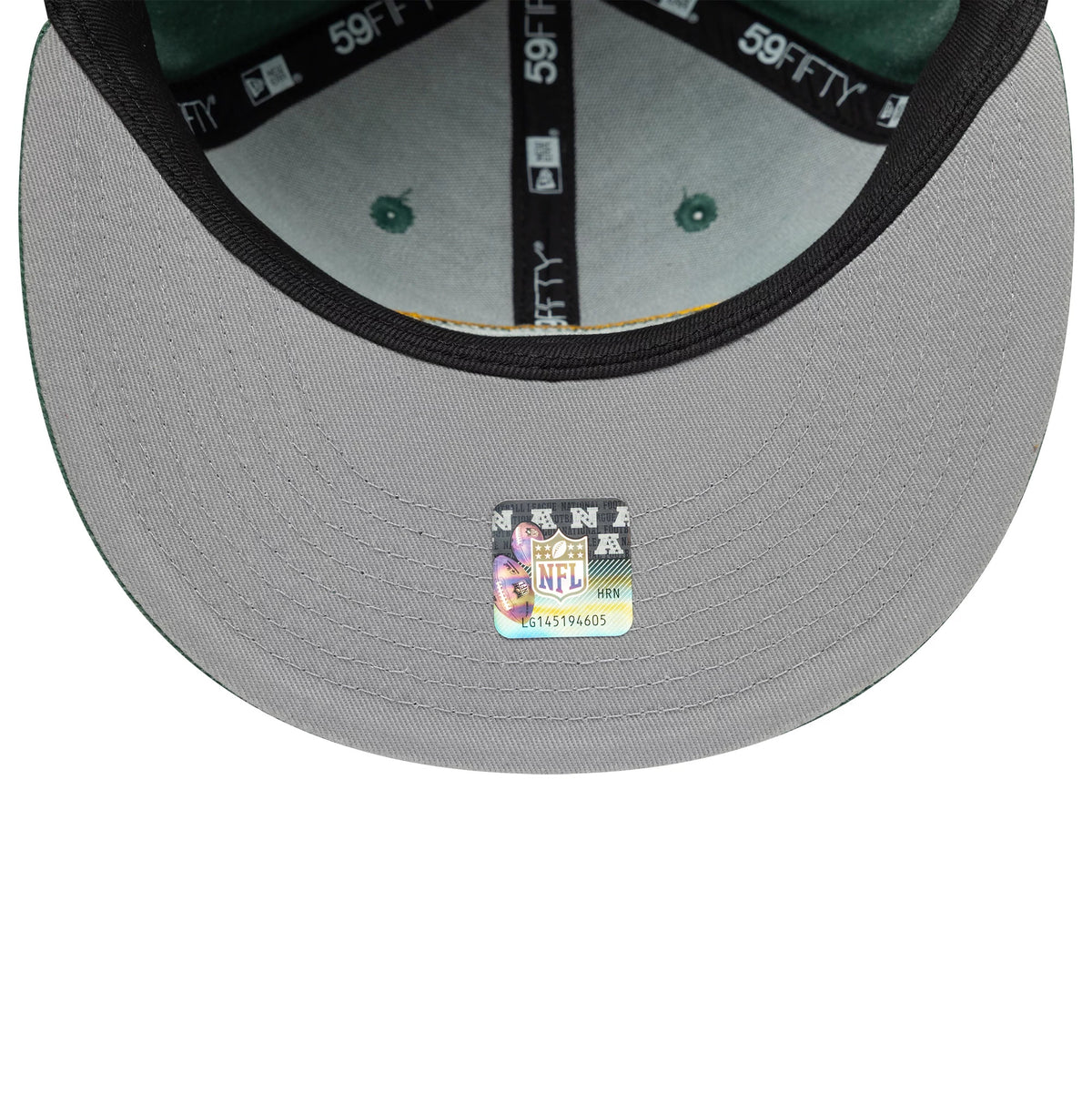 Pictured is this NFL Washed Green Bay Packers 59FIFTY Fitted cap in dark green. 2