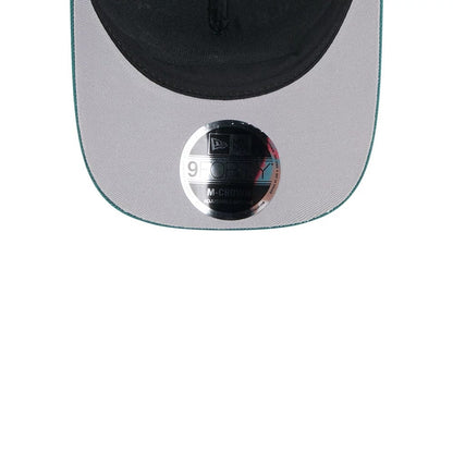 Pictured is this NFL All Over Philadelphia Eagles 9FORTY M-Crown A-Frame Trucker cap in dark green. 2
