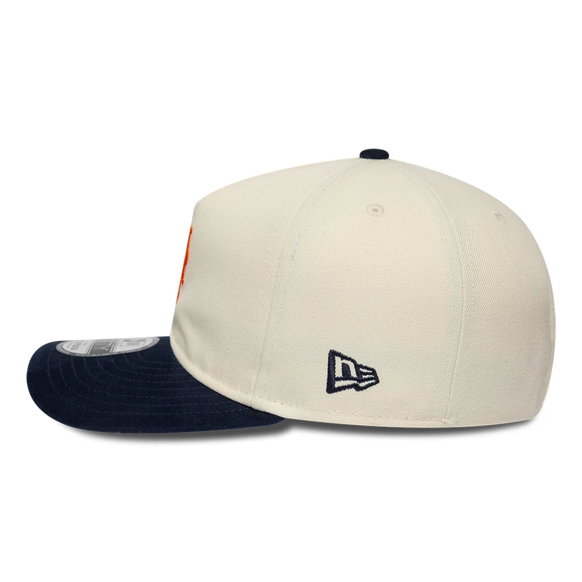 MLB Suede Visor New York Mets Cream 9FIFTY A-Frame Snapback Cap