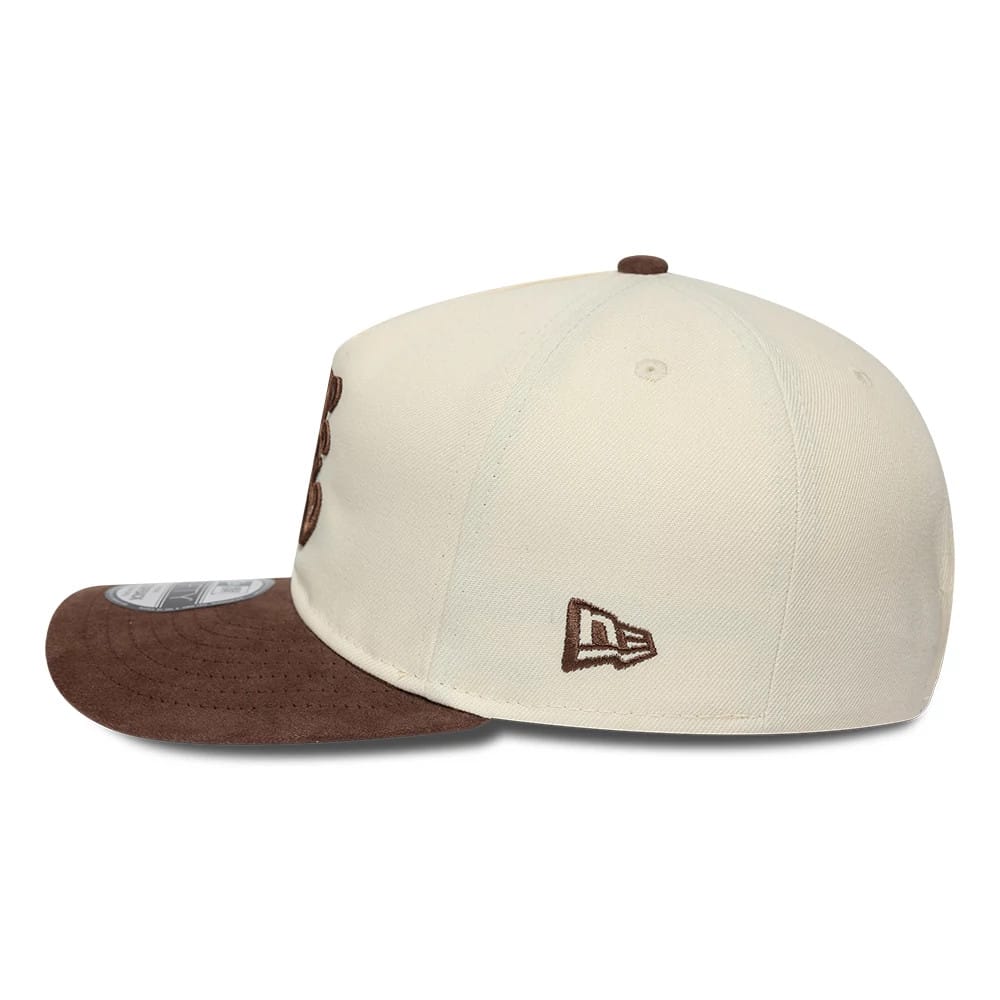 新品未使用　未開封！New Era 9FIFTY キャップ ホワイト ブラウン New Era Suede Visor Cream 9FIFTY A-Frame Snapback Cap | NEC EU