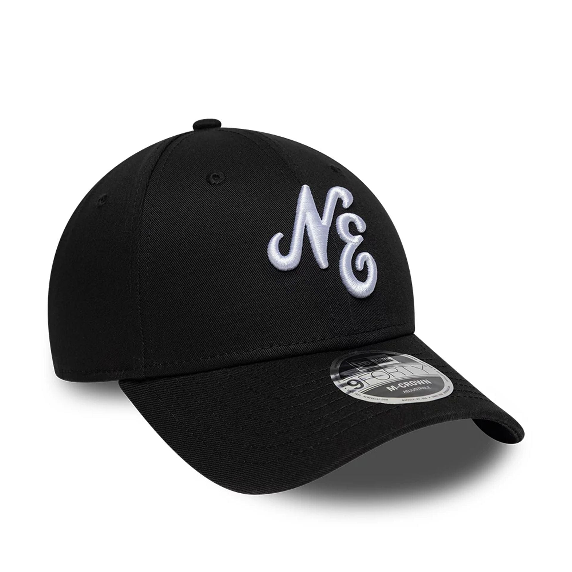 Pictured is this New Era 9FORTY M-Crown cap in black. 3