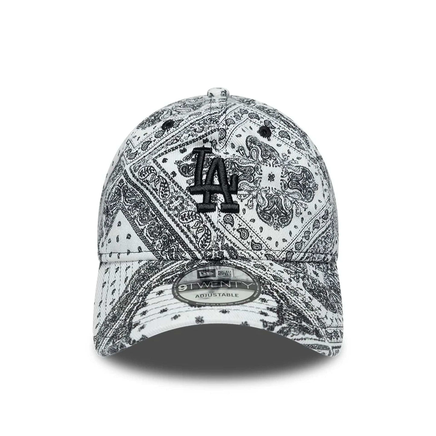 Pictured is this MLB Washed Paisley LA Dodgers 9TWENTY cap in white. 3