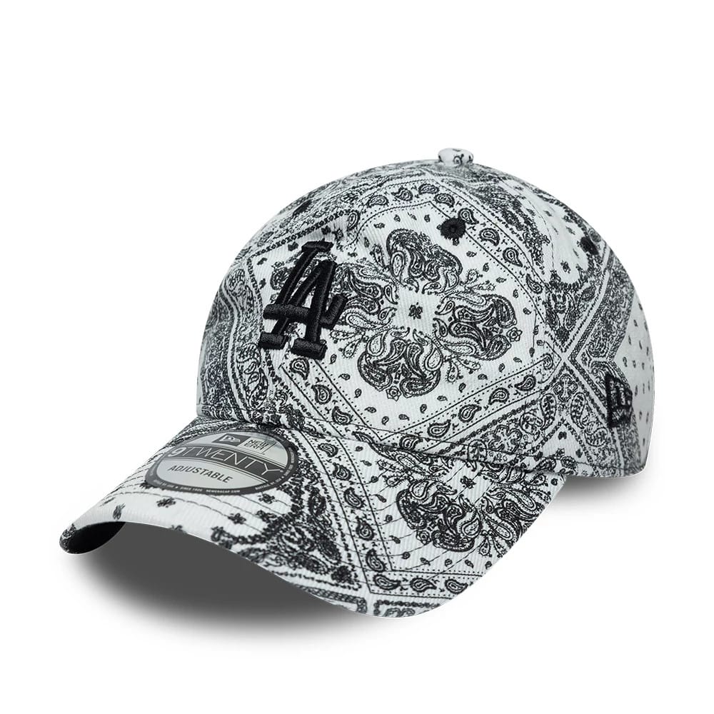 MLB Washed Paisley LA Dodgers White 9TWENTY Cap | NEC EU