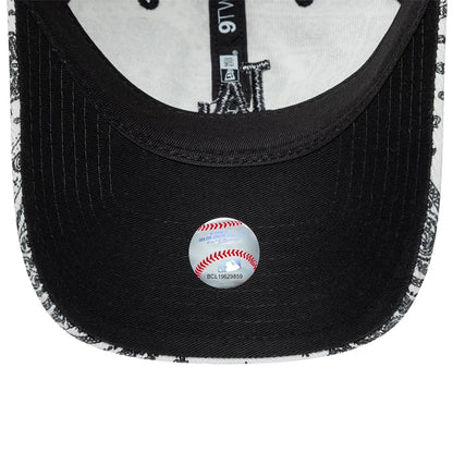 Pictured is this MLB Washed Paisley LA Dodgers 9TWENTY cap in white. 2