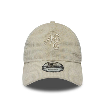 Pictured is this New Era Washed Cord 9TWENTY cap in Light Grey. 2