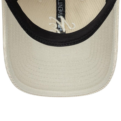 Pictured is this New Era Washed Cord 9TWENTY cap in Light Grey. 7