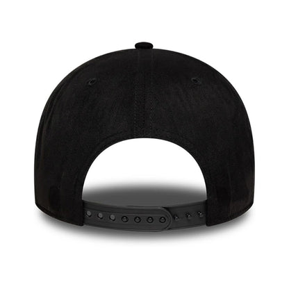 Pictured is this FC Barcelona Faux Suede 9FORTY M-Crown cap in black. 4