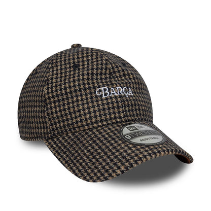 Pictured is this FC Barcelona Herringbone 9TWENTY cap in open brown. 4