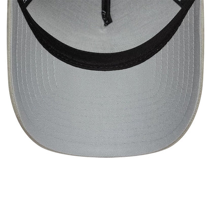 Pictured is this FC Barcelona Faux Suede 9FORTY A-Frame Trucker cap in grey. 5