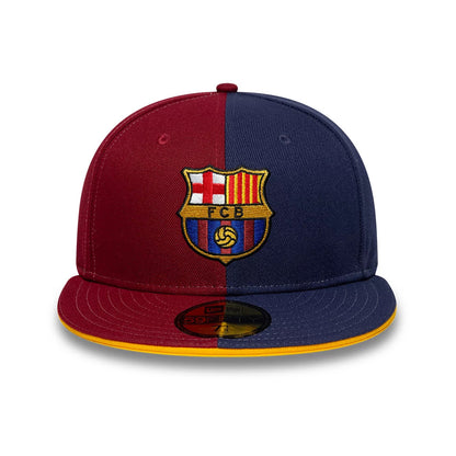 Pictured is this FC Barcelona 59FIFTY Fitted cap in dark red. 3