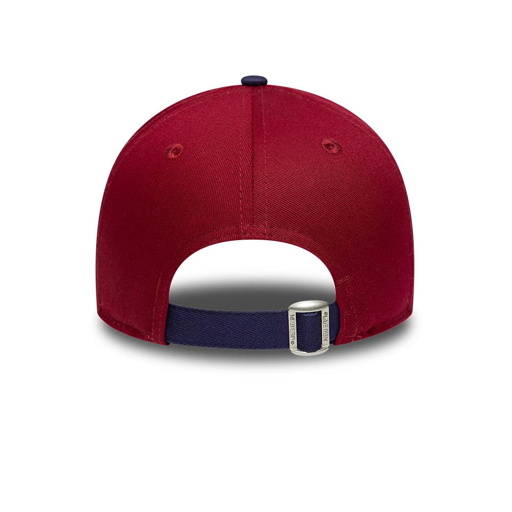 Pictured is this Youth FC Barcelona Contrast 9FORTY cap in dark red. 4