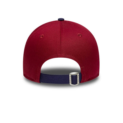 Pictured is this Youth FC Barcelona Contrast 9FORTY cap in dark red. 4