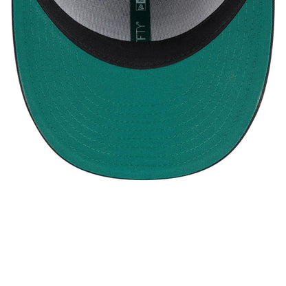 Pictured is this New Era Recycled Twill 59FIFTY Fitted cap in black. 2