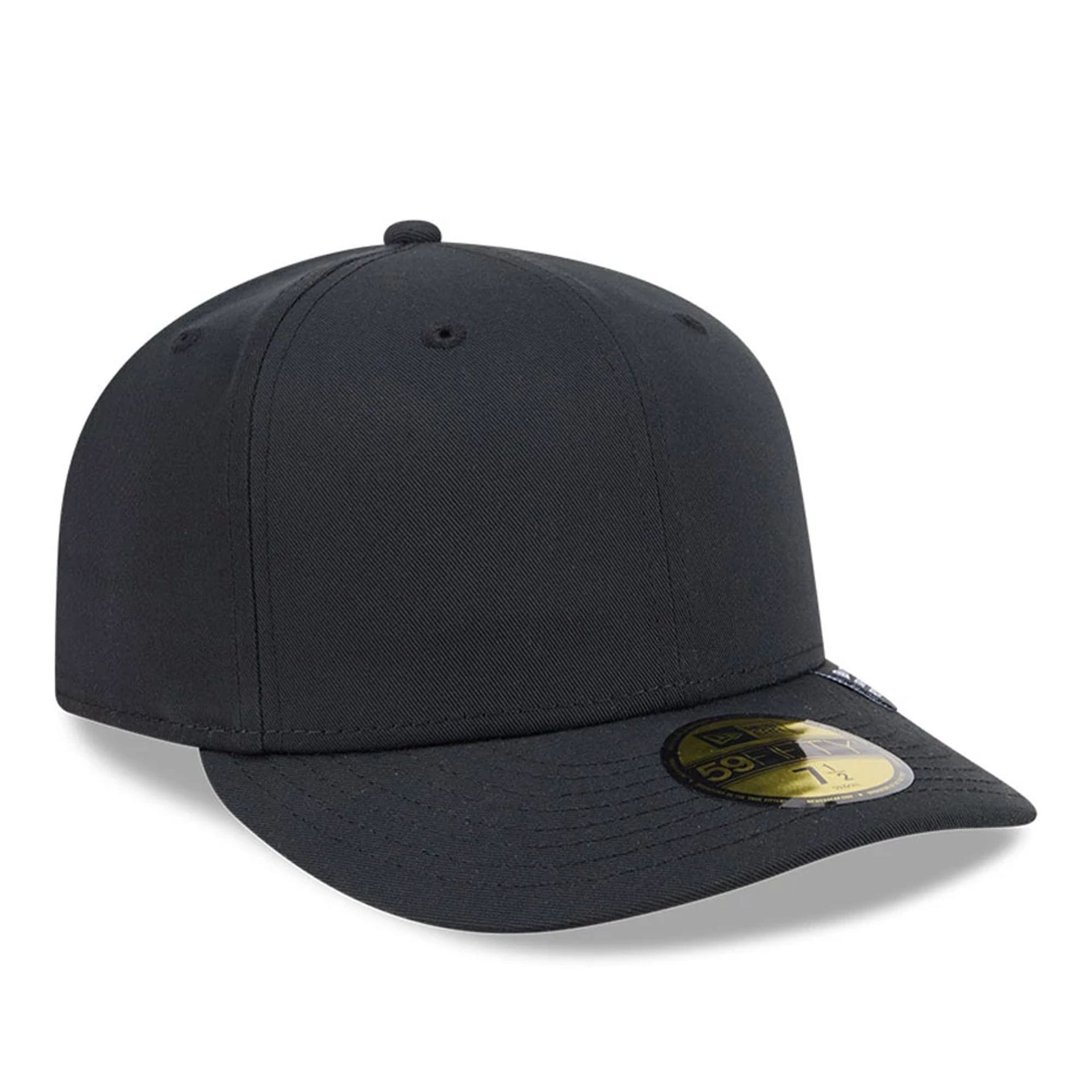 Pictured is this New Era Recycled Twill 59FIFTY Fitted cap in black. 4