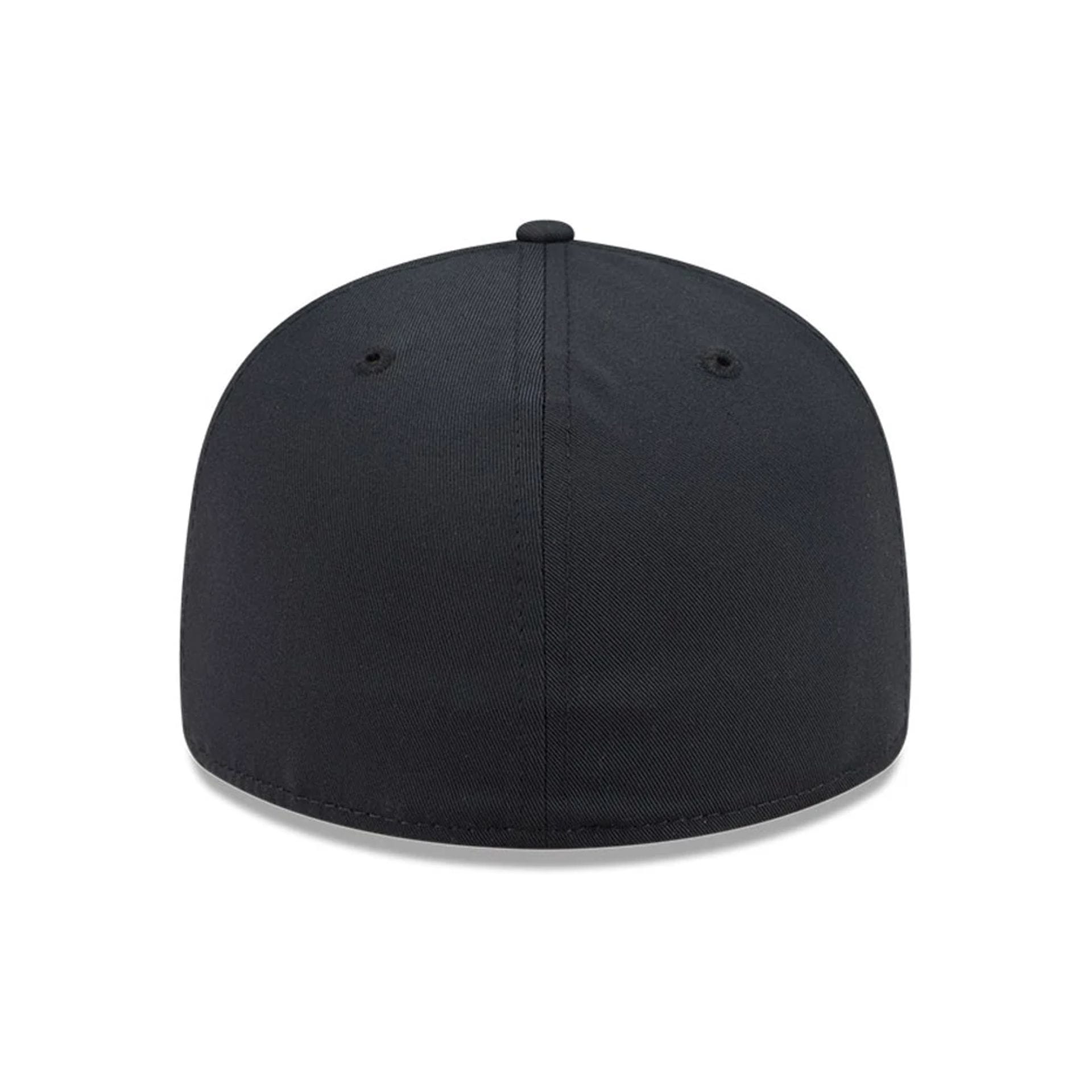 Pictured is this New Era Recycled Twill 59FIFTY Fitted cap in black. 6