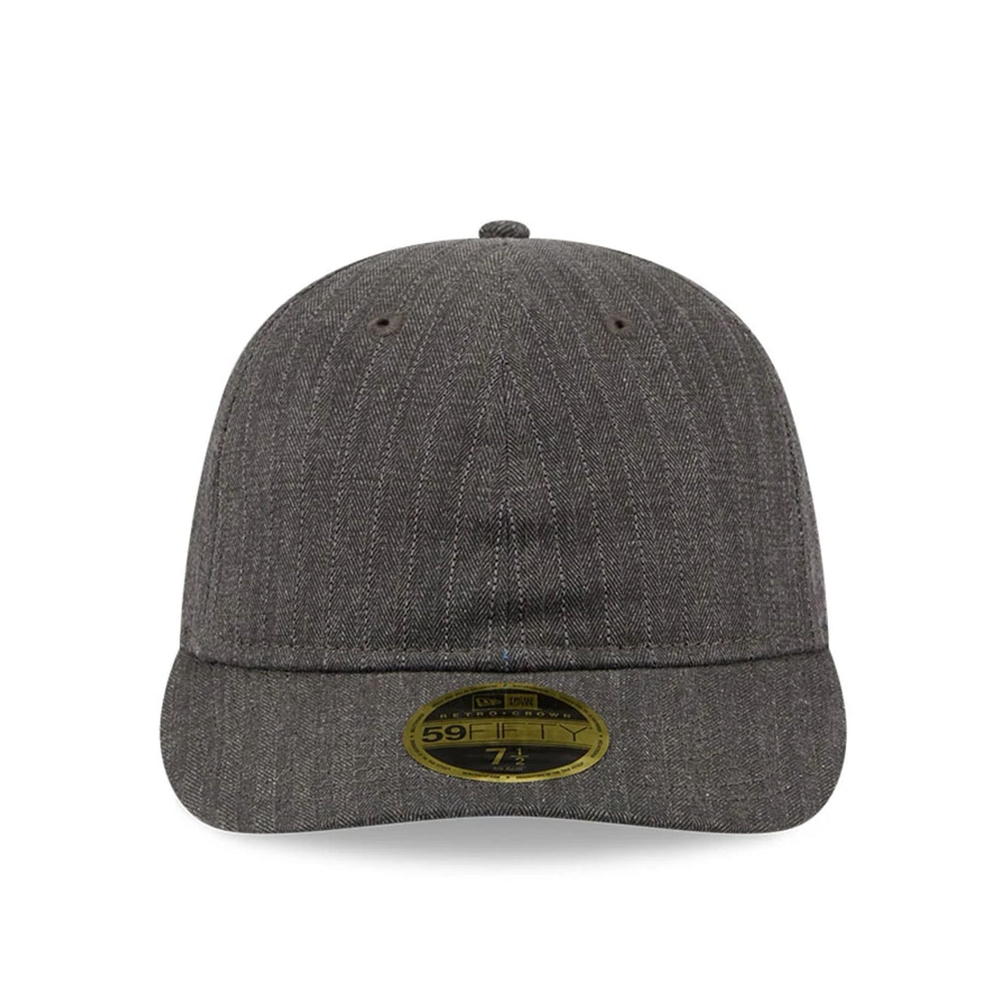 Pictured is this New Era Herringbone Retro Crown 59FIFTY Fitted cap in Charcoal. 3