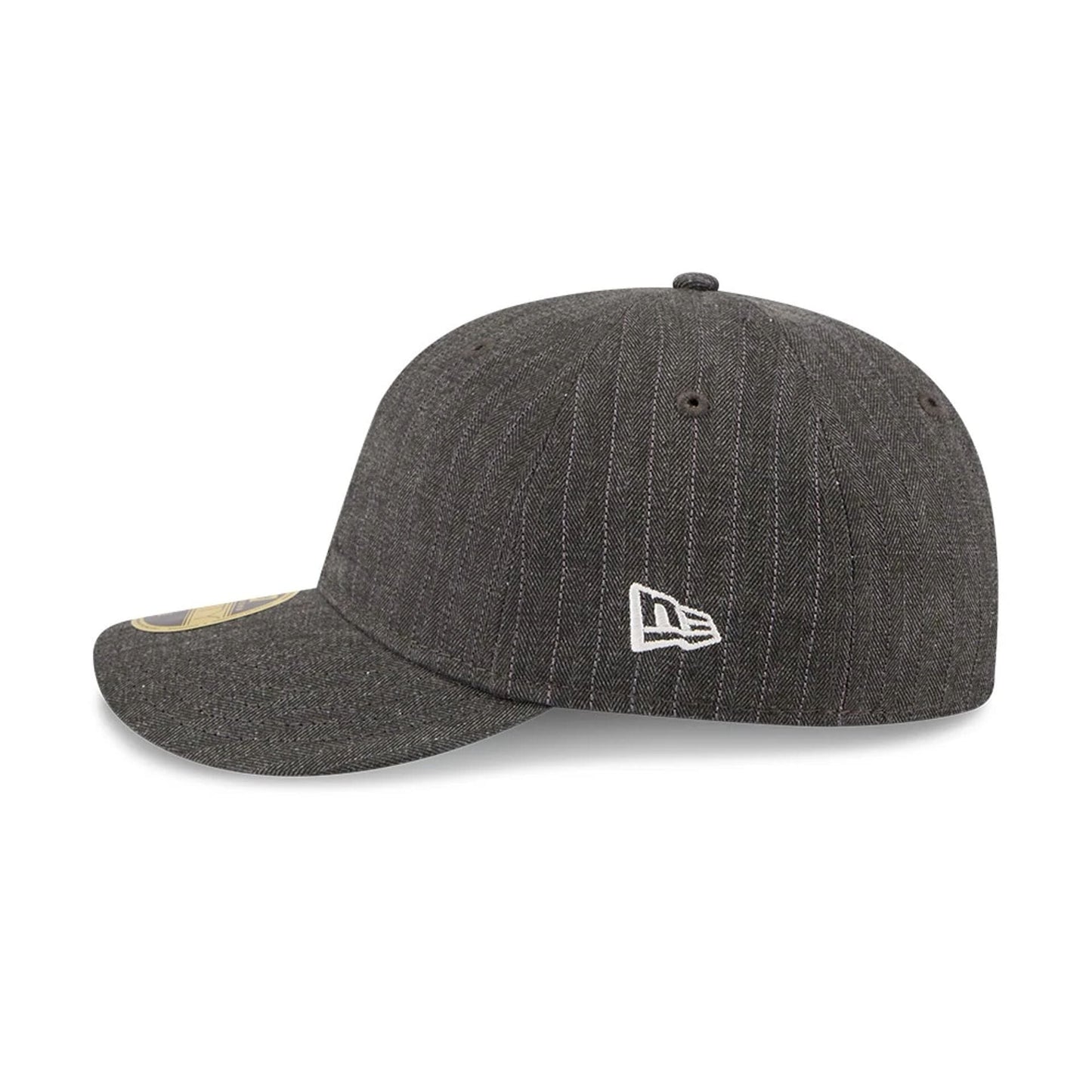Pictured is this New Era Herringbone Retro Crown 59FIFTY Fitted cap in Charcoal. 5