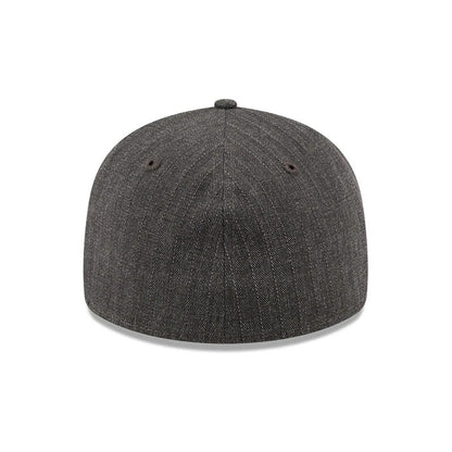 Pictured is this New Era Herringbone Retro Crown 59FIFTY Fitted cap in Charcoal. 7