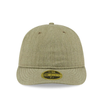 Pictured is this New Era Herringbone Retro Crown 59FIFTY Fitted cap in green. 3