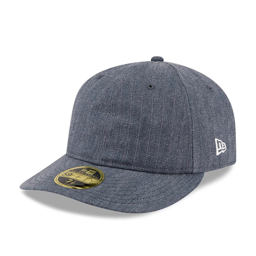 New Era Herringbone Navy Retro Crown 59FIFTY Fitted Cap | NEC EU