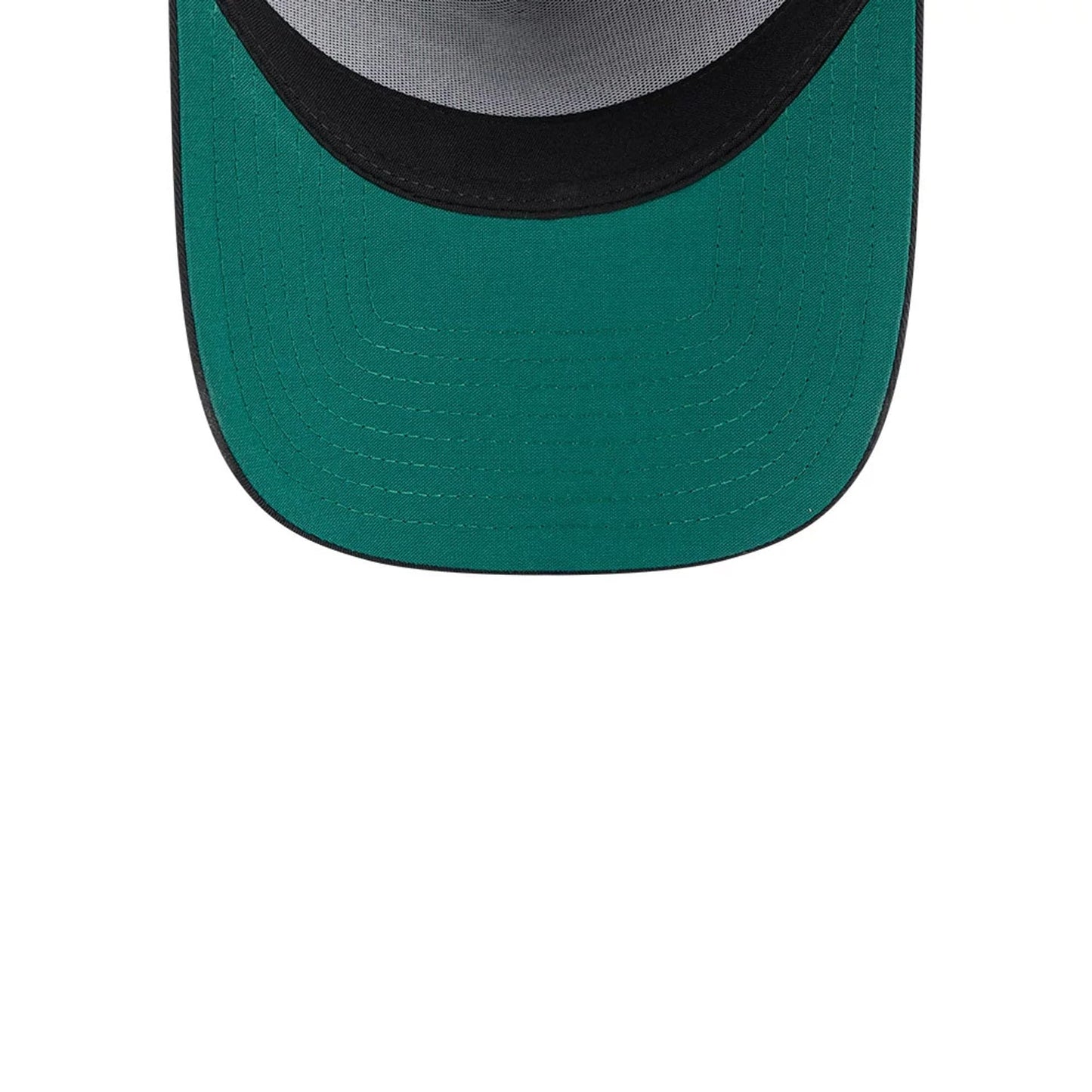 Pictured is this New Era Recycled Twill 9FORTY A-Frame cap in black. 2