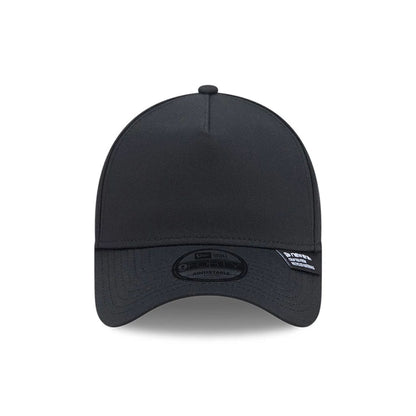 Pictured is this New Era Recycled Twill 9FORTY A-Frame cap in black. 3