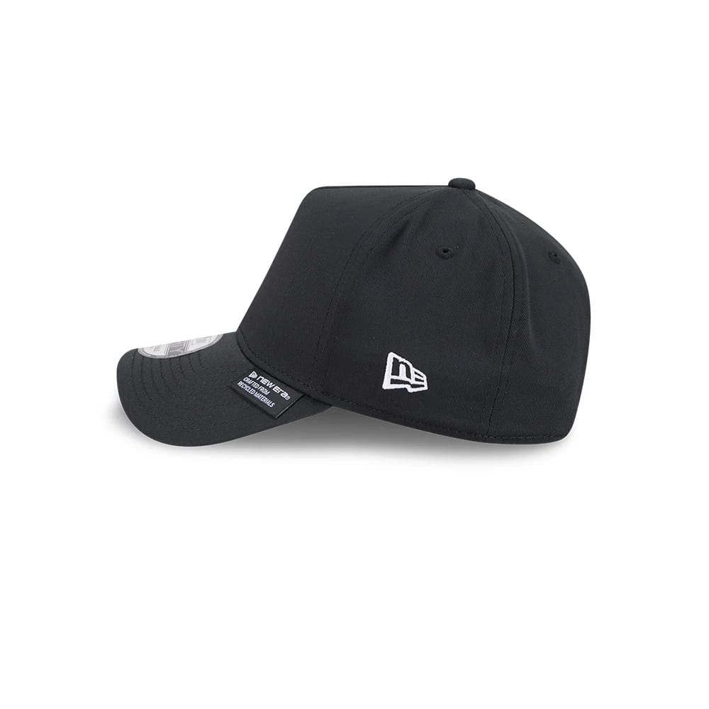 New Era Recycled Twill Black 9FORTY A-Frame Cap | NEC EU