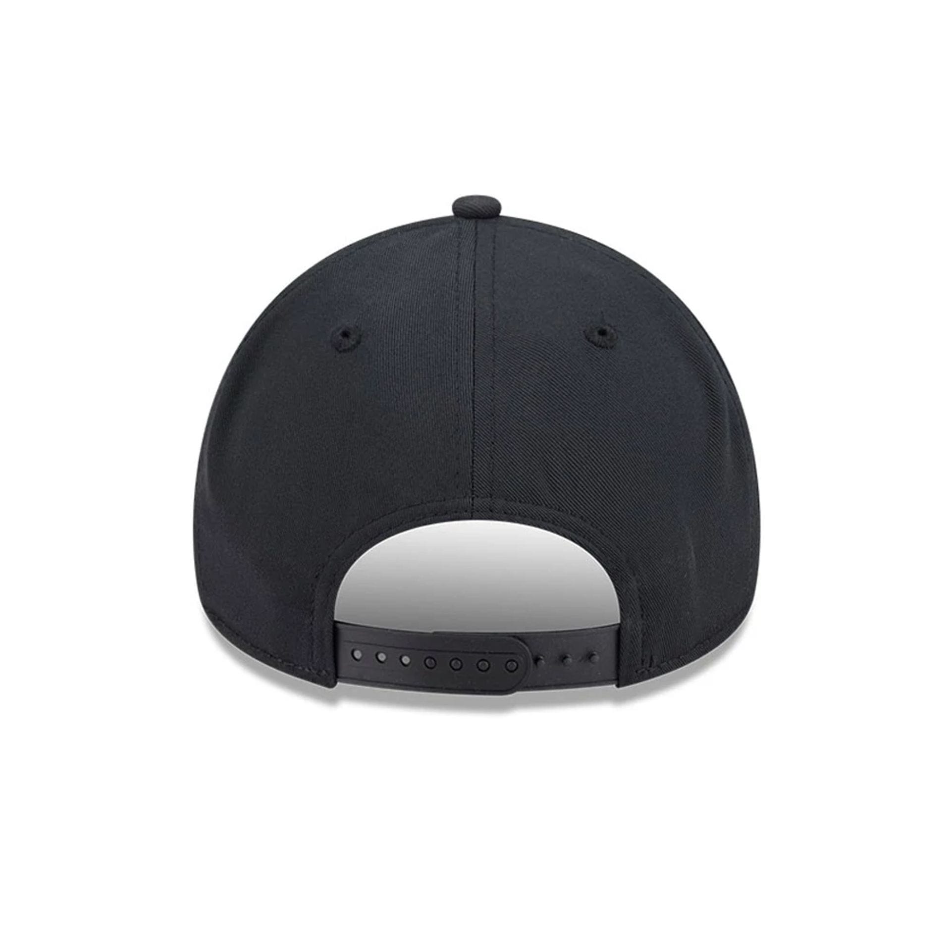 Pictured is this New Era Recycled Twill 9FORTY A-Frame cap in black. 6