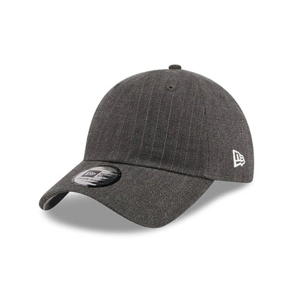 Pictured is this New Era Herringbone Pinstripe Casual Classic cap in Charcoal. 1
