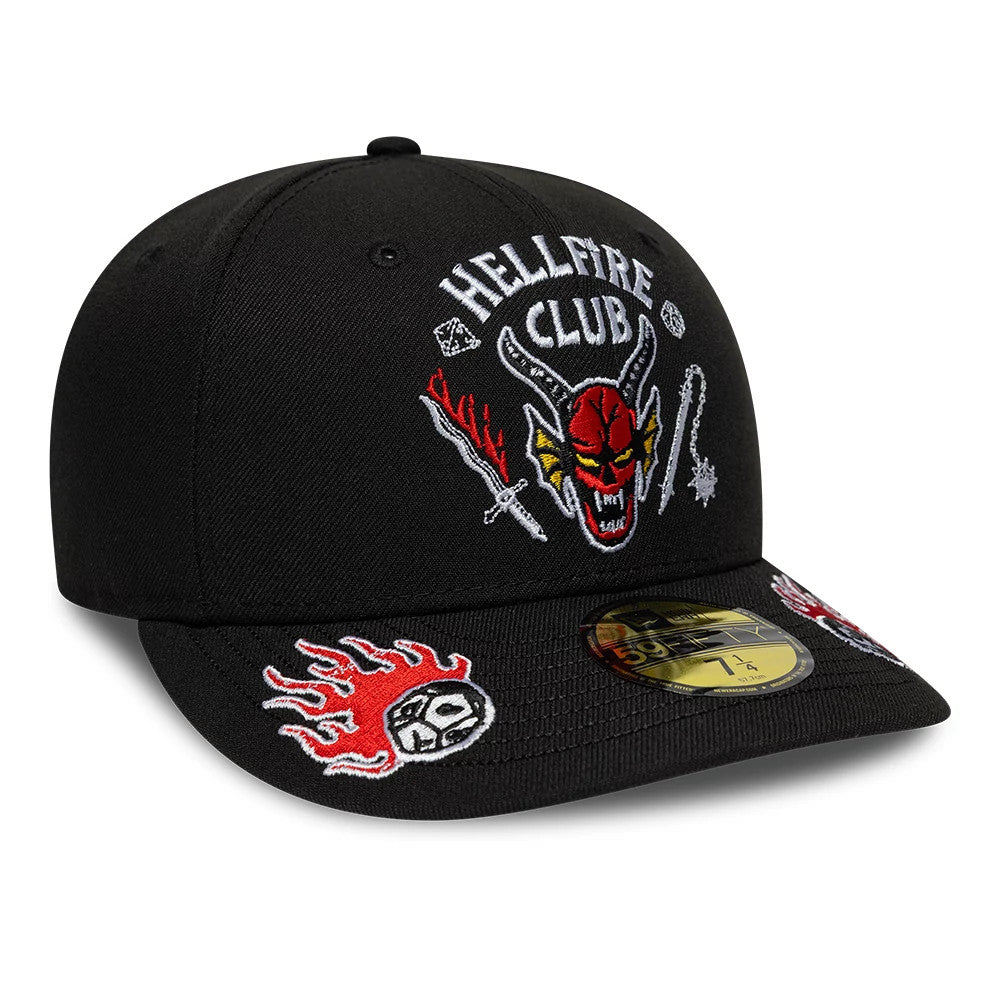 Pictured is this Netflix Stranger Things 59FIFTY Fitted cap in black. 4