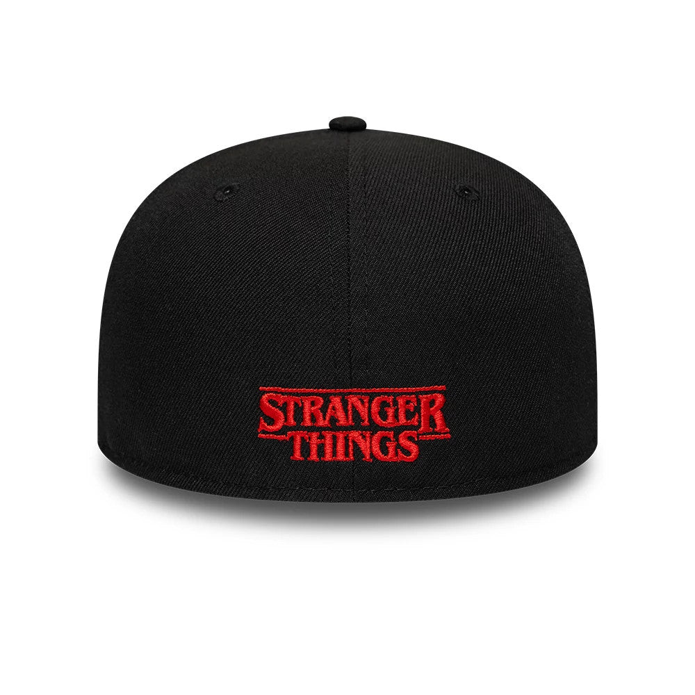 Pictured is this Netflix Stranger Things 59FIFTY Fitted cap in black. 5