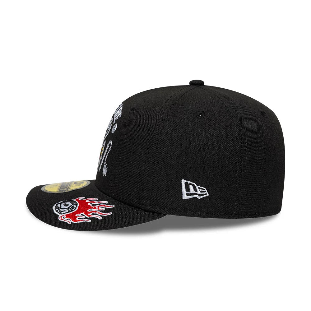 Pictured is this Netflix Stranger Things 59FIFTY Fitted cap in black. 7