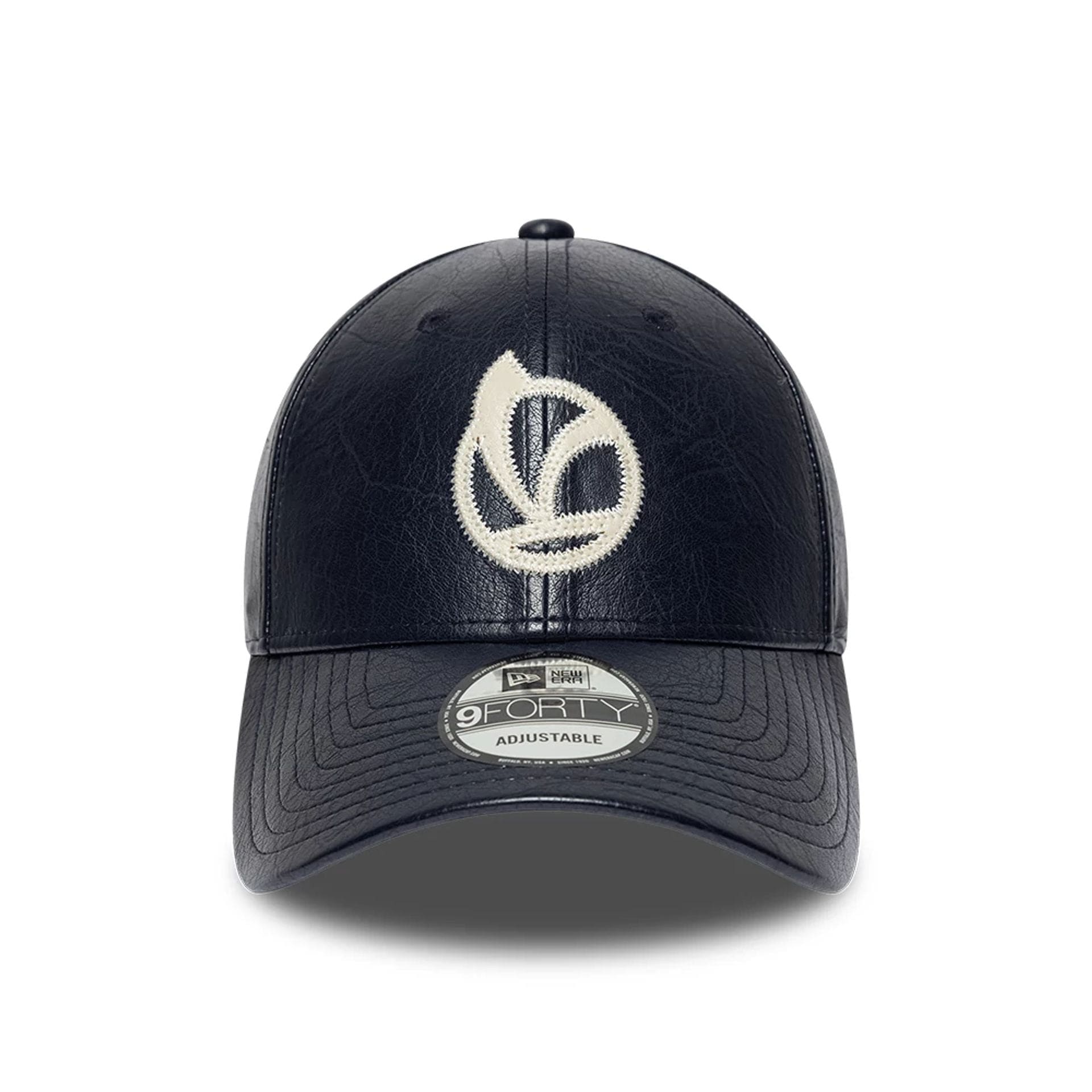 Pictured is this Crinkle Vespa 9FORTY Adjustable cap in navy. 2
