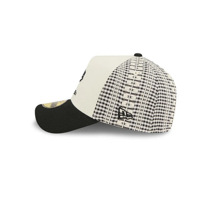 Pictured is this New Era Flag 59FORTY A-Frame Fitted cap in Cream. 6