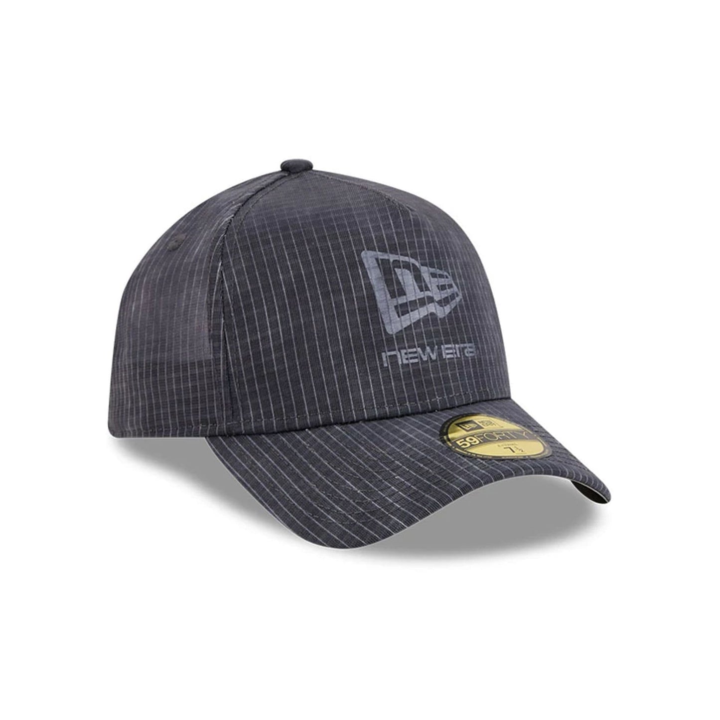 Pictured is this New Era Check 59FORTY A-Frame Fitted cap in dark grey. 4