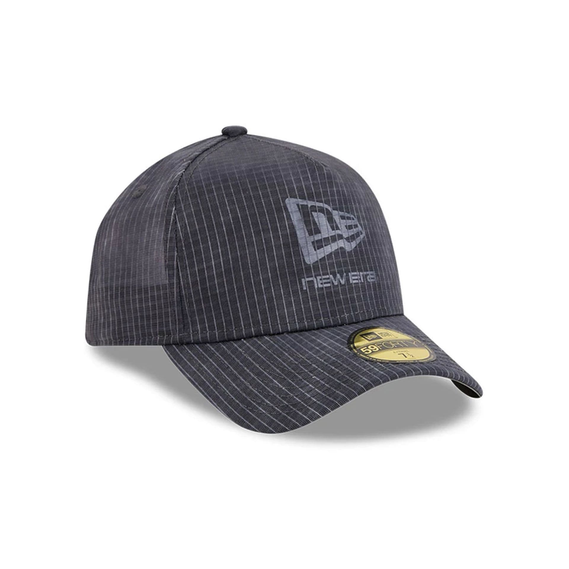 Pictured is this New Era Check 59FORTY A-Frame Fitted cap in dark grey. 4