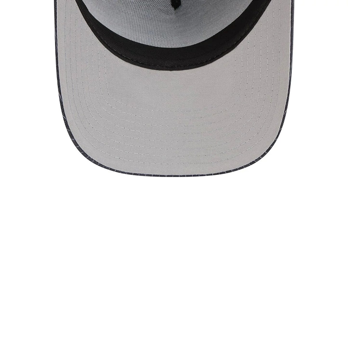 Pictured is this New Era Check 59FORTY A-Frame Fitted cap in dark grey. 2