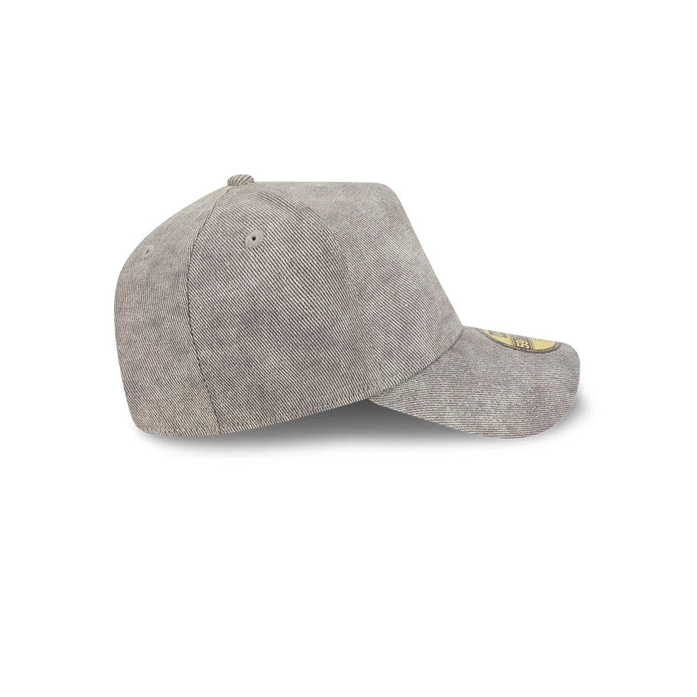 Pictured is this New Era 59FORTY A-Frame Fitted cap in open grey. 5