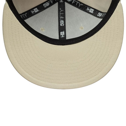 Pictured is this MLB City Icon New York Yankees 59FIFTY Fitted cap in light beige. 5