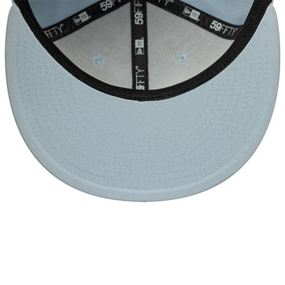 Pictured is this MLB City Icon LA Dodgers 59FIFTY Fitted cap in pastel blue. 5