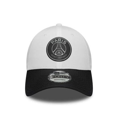 Pictured is this Paris Saint Germain Metallic 9FORTY Adjustable cap in white. 2