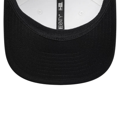 Pictured is this Paris Saint-Germain Metallic 9SEVENTY Stretch Snap Adjustable cap in white. 7