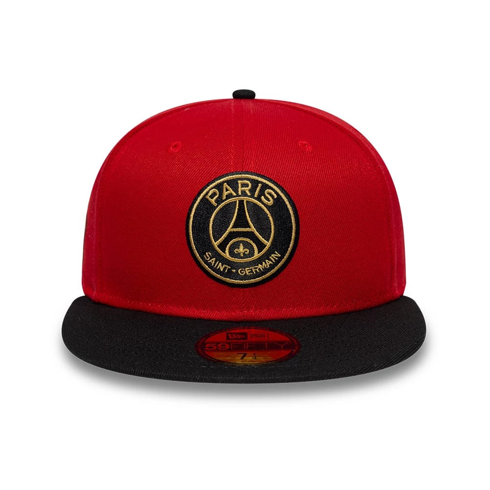 Pictured is this Paris Saint Germain Chinese New Year 59FIFTY Fitted cap in red. 2