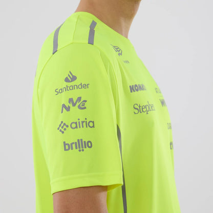 The model is wearing this Atlassian Williams F1 Team Set Up T-Shirt in yellow. 6