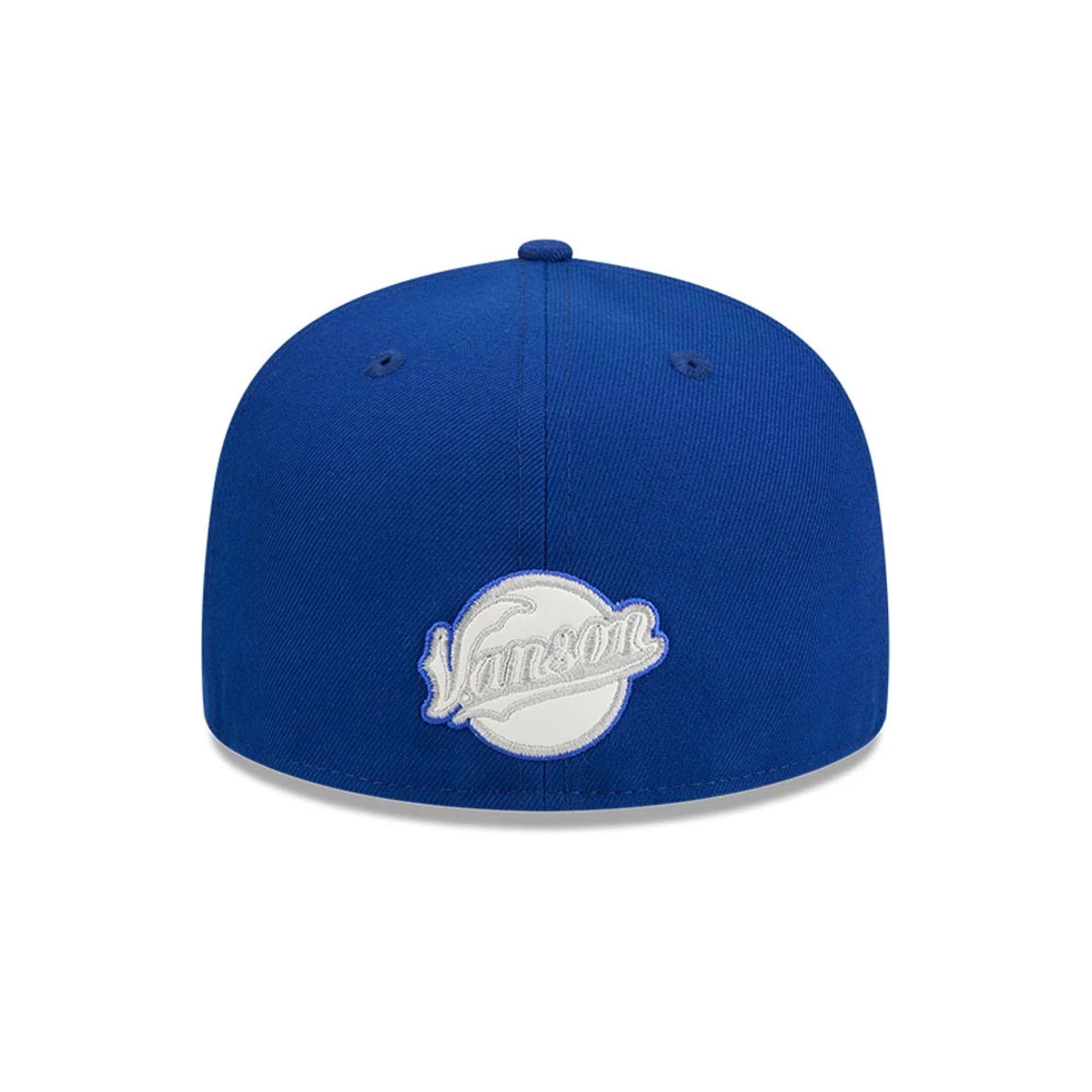 Pictured is this Vanson X MLB LA Dodgers 59FIFTY Fitted cap in blue. 5