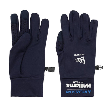 Pictured are these Atlassian Williams F1 Team E-Touch Gloves in navy. 2