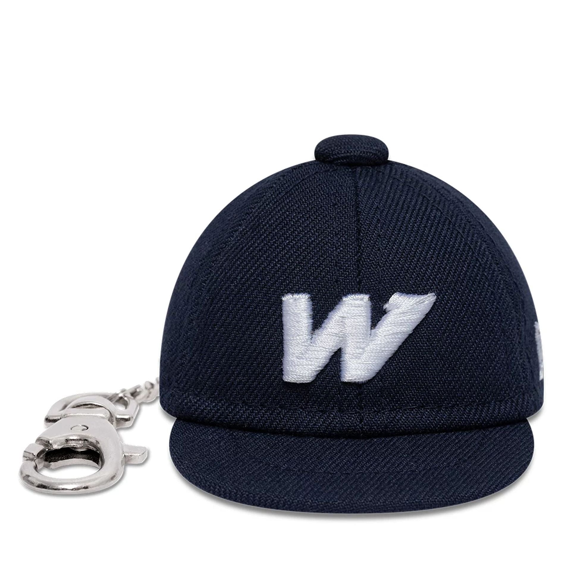 Pictured is this Atlassian Williams F1 Team Cap Key Chain in navy. 2