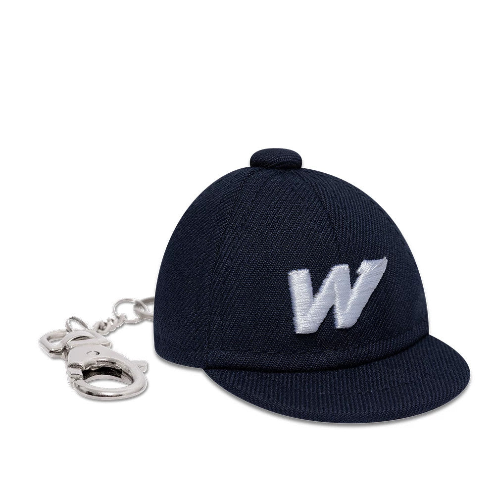 Pictured is this Atlassian Williams F1 Team Cap Key Chain in navy. 3