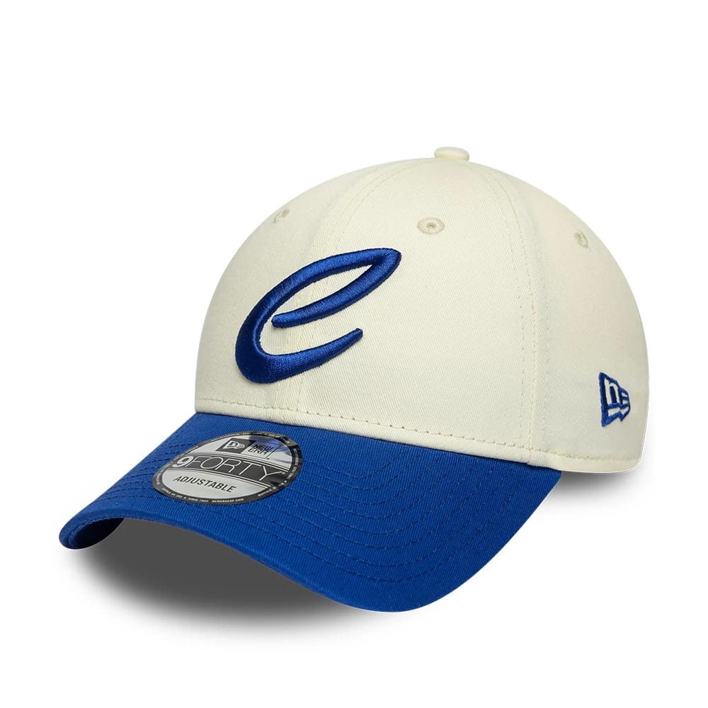 Pictured is this FIA Formula E 9FORTY cap in Cream. 3