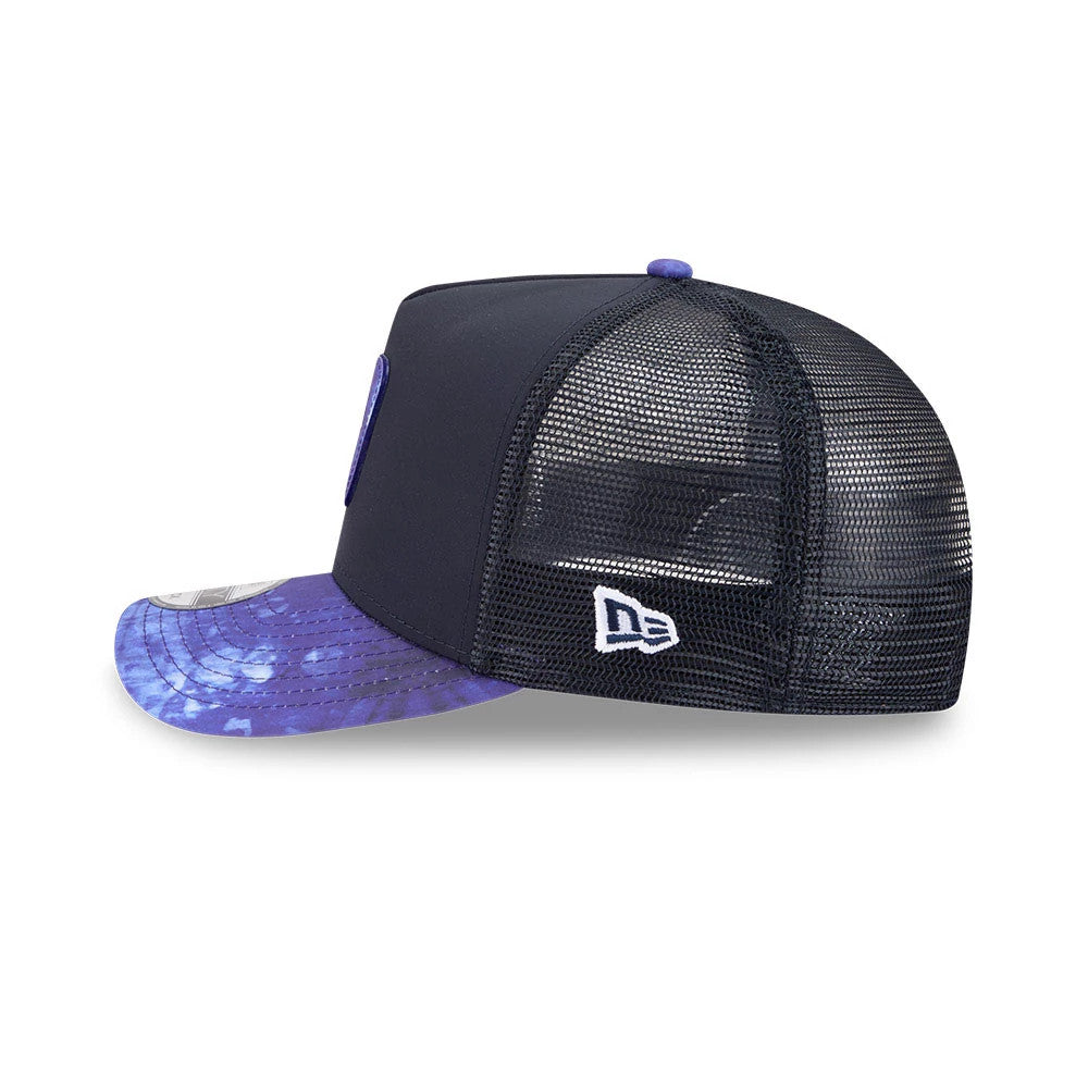 Pictured is this New Era Golf 9FIFTY A-Frame Snapback cap in navy. 6